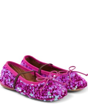 PePe Lulu sequined ballet flats