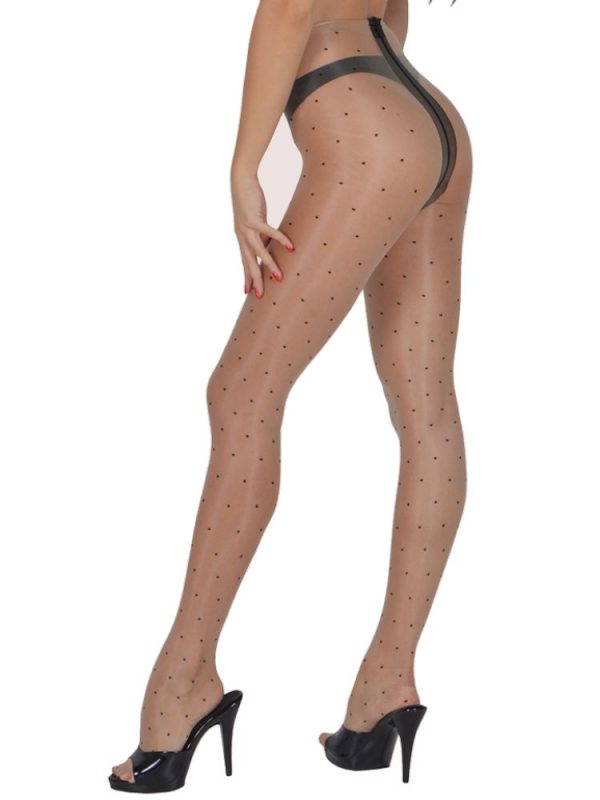 Pearl & Poseidon Anastasia Polka Dot Tights