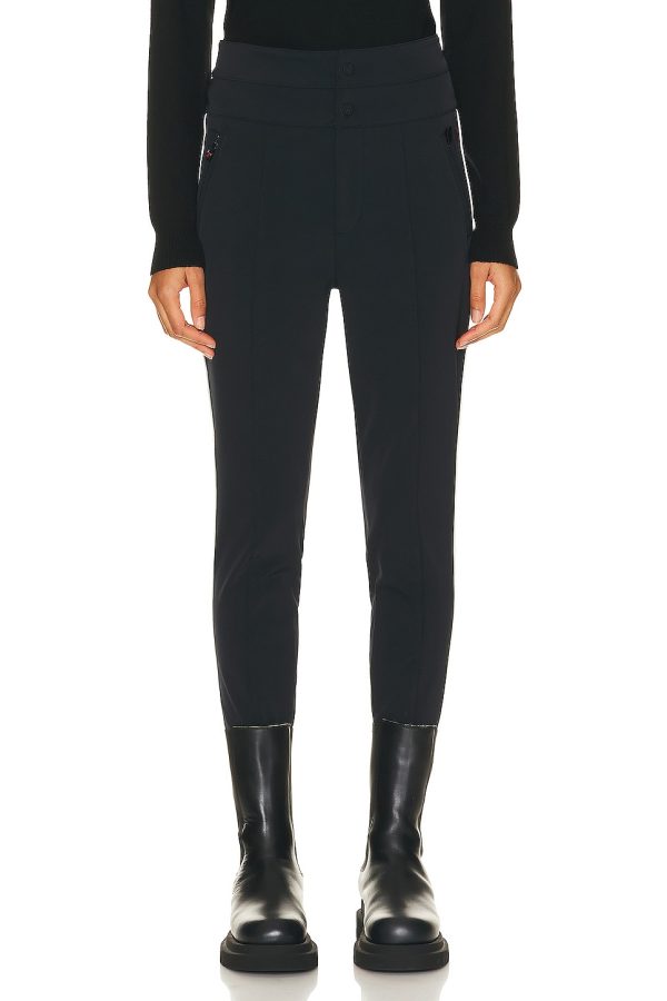 Perfect Moment Aurora Skinny Race Pant in Black - Black. Size S (also in XS).
