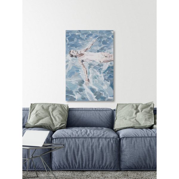 Perfect One-Piece Swimsuit - Wrapped Canvas Painting Print