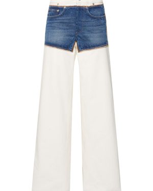 Petit Grand Trompe L'oeil Wide Jeans