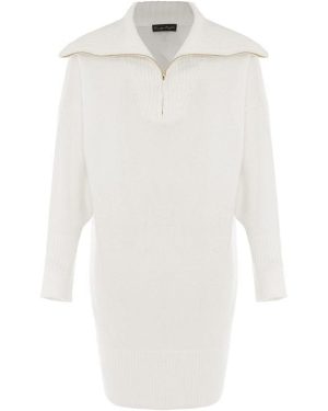 Phase Eight Isabella Zip Up Tunic Dress - White