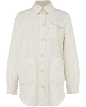 Phase Eight Katrina Cord Shacket - Cream