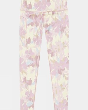 Picture Womens Desiduous 7/8 Printed Tech Leggings - Light Purple