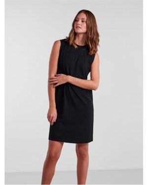 Pieces Swing Dress - Black