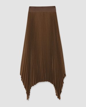 Pleated Flannel Ade Skirt - Regular / 36