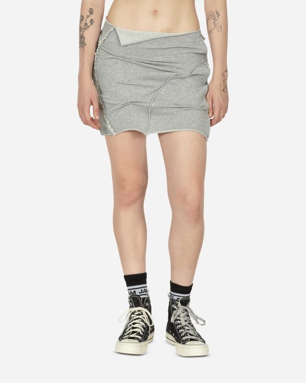 Pleated Skirt Grey