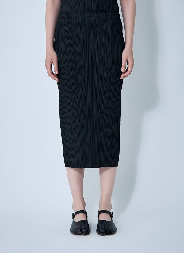 Pleats Please Issey Miyake Pleated Skirt - Woman Skirts Black 4