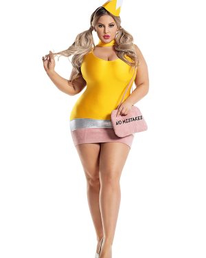 Plus Size Sexy Pretty Pencil Fancy Dress Costume for Women | Sexy Plus Size Fancy Dress Costumes