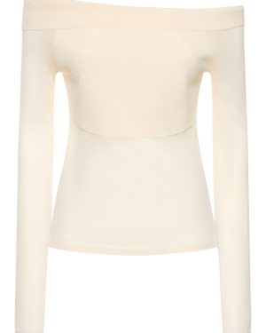 Polly Off-the-shoulder Cotton Top