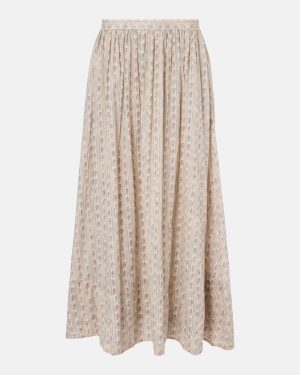 Polo Ralph Lauren Floral cotton midi skirt