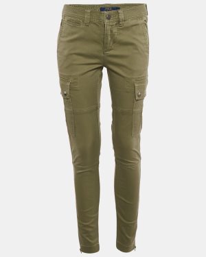Polo Ralph Lauren Khaki Green Cotton Cargo Pants S