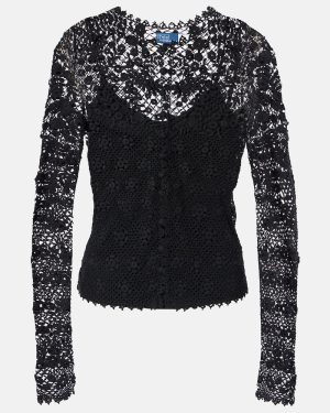 Polo Ralph Lauren Layered cotton lace top