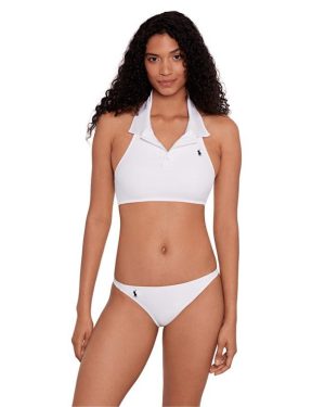 Polo Ralph Lauren Mesh Hipster Bikini Bottoms - White