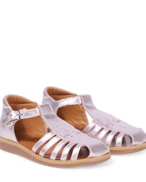 Pom d'Api Metallic leather gladiator sandals
