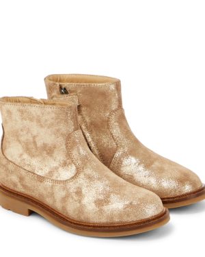 Pom d'Api Sister glitter-embellished suede boots