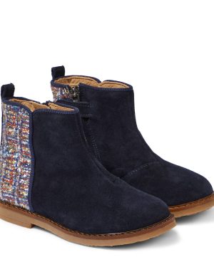 Pom d'Api Trip Back glittered suede boots