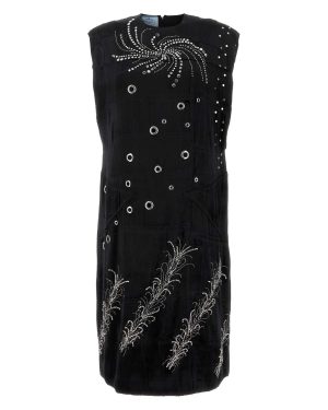 Prada Black Velvet Dress