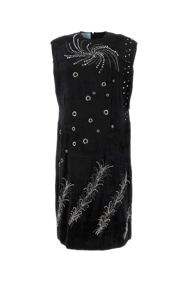 Prada Black Velvet Dress