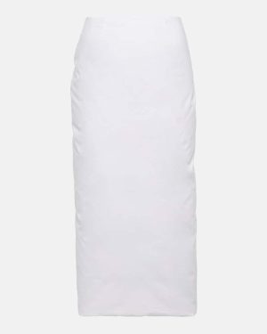 Prada Padded cotton pencil skirt
