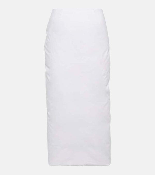 Prada Padded cotton pencil skirt