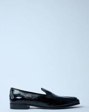 Prada Patent Loafers - Woman Loafers Black Eu - 39