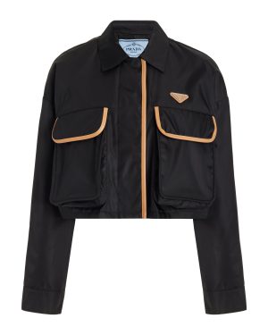 Prada - Re-Nylon Utility Jacket - Black - IT 42 - Moda Operandi