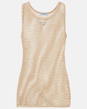 Prada Sheer cotton tank top