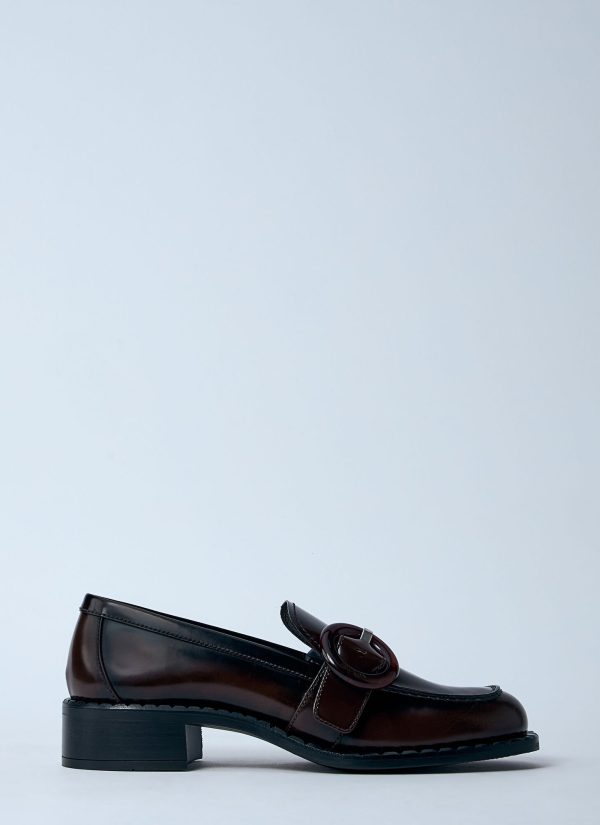 Prada Sienna Loafers - Woman Loafers Brown Eu - 39