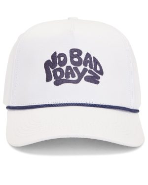 PrettyBoy No Bad Dayz Rope Hat in White.