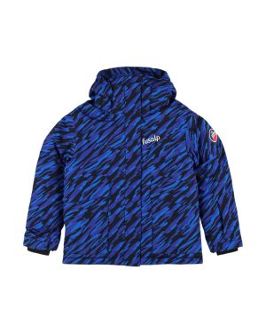 Printed Poly Puffer Ski Jacket