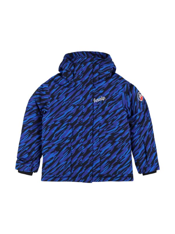 Printed Poly Puffer Ski Jacket