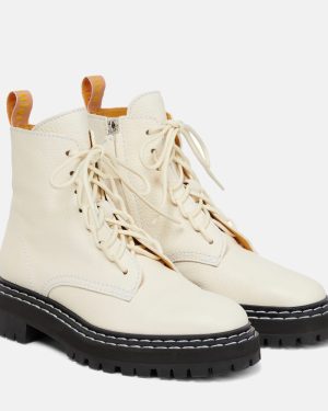 Proenza Schouler Leather lace-up ankle boots
