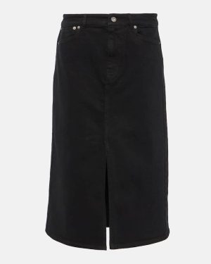Proenza Schouler White Label Sloan denim midi skirt