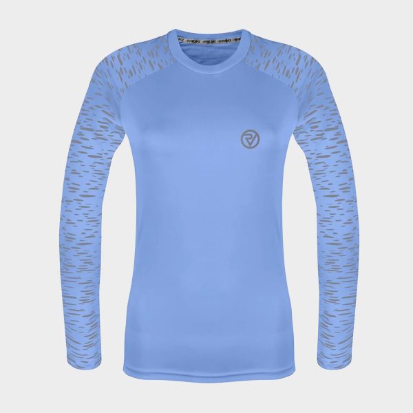 Proviz Sports Women's Reflective Long Sleeve Top, Blue