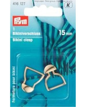 Prym Bikini and Belt Clasp Hook Metal 15 mm Silver col