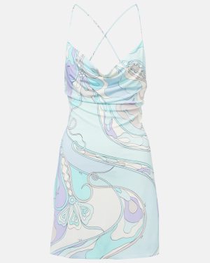 Pucci Orchidee jersey slip dress