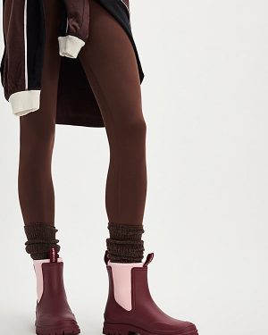 Puddle Jumper Rain Boots by Los Cabos at Free People in Berry, Size: EU 38
