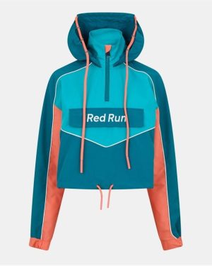RED RUN Red Run Cropped Windbreaker - Verdant - Green