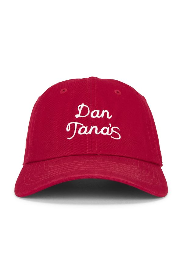 RE/DONE Dan Tana Classic Baseball Cap in Red - Red. Size all.