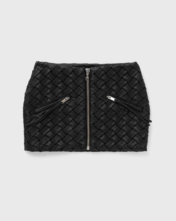 ROTATE Birger Christensen Braided Mini Skirt women Skirts black in size:M