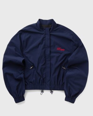 ROTATE Birger Christensen Crispy Woven Jacket women Windbreaker blue in size:L