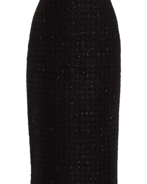 ROTATE - Boucl Maxi Skirt - Black - EU 32 - Moda Operandi