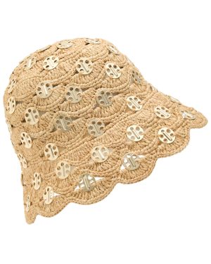 Rabanne Autres Raffia Bucket hat - Natural - One Size