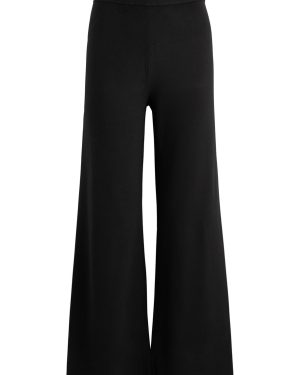 Rails Krista Straight-leg Knitted Trousers - Black - L (UK14 / L)