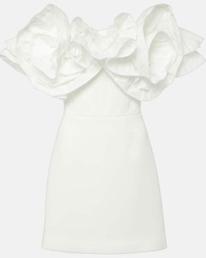 Rebecca Vallance Bridal Tessa ruffled mini dress