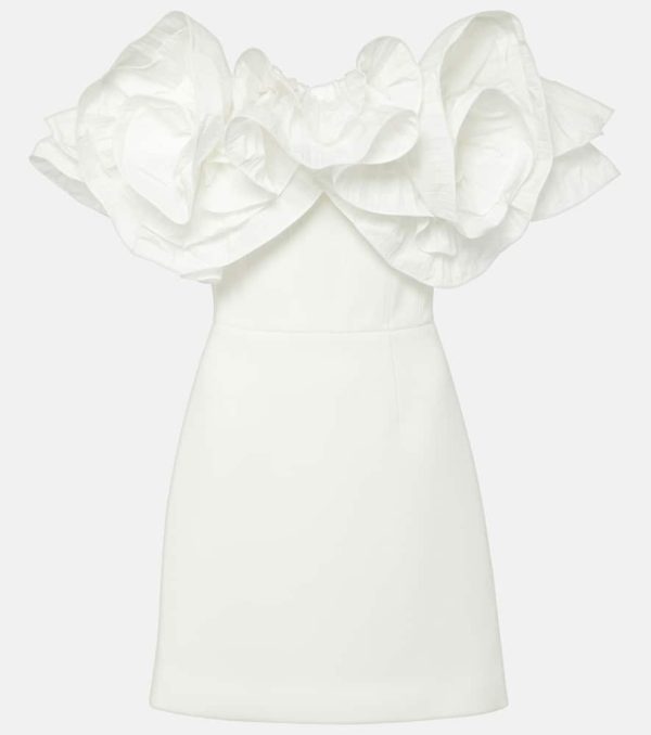 Rebecca Vallance Bridal Tessa ruffled mini dress