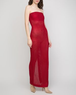 Red Bandeau Dress