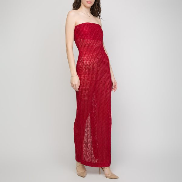 Red Bandeau Dress