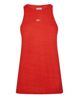 Reebok Workout Ready Activchill Tank Top Womens Vest - Red